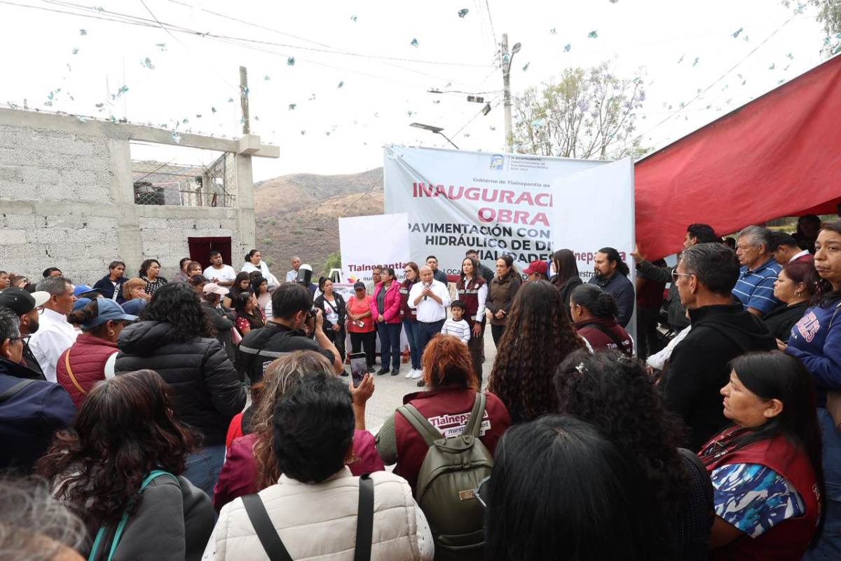 TLALNEPANTLA IMPULSA LA INFRAESTRUCTURA URBANA EN EL EX EJIDO DE TEPEOLULCO CON UNA INVERSIÓN SUPERIOR A LOS 21 MILLONES DE PESOS