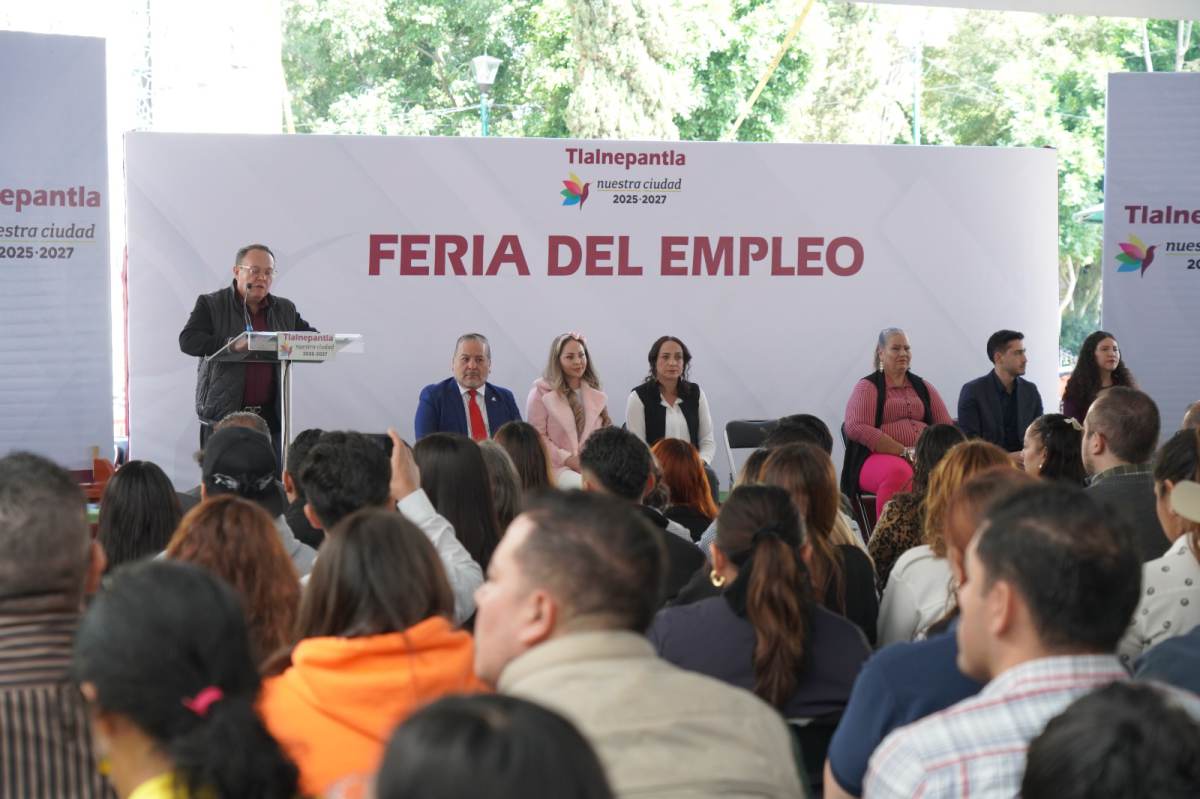 OFRECE 3, 500 VACANTES LA SEGUNDA FERIA MUNICIPAL DEL EMPLEO DE TLALNEPANTLA, EN LA QUE PARTICIPAN 150 UNIDADES ECONÓMICAS Y 30 EMPRENDIMIENTOS DE NEGOCIOS