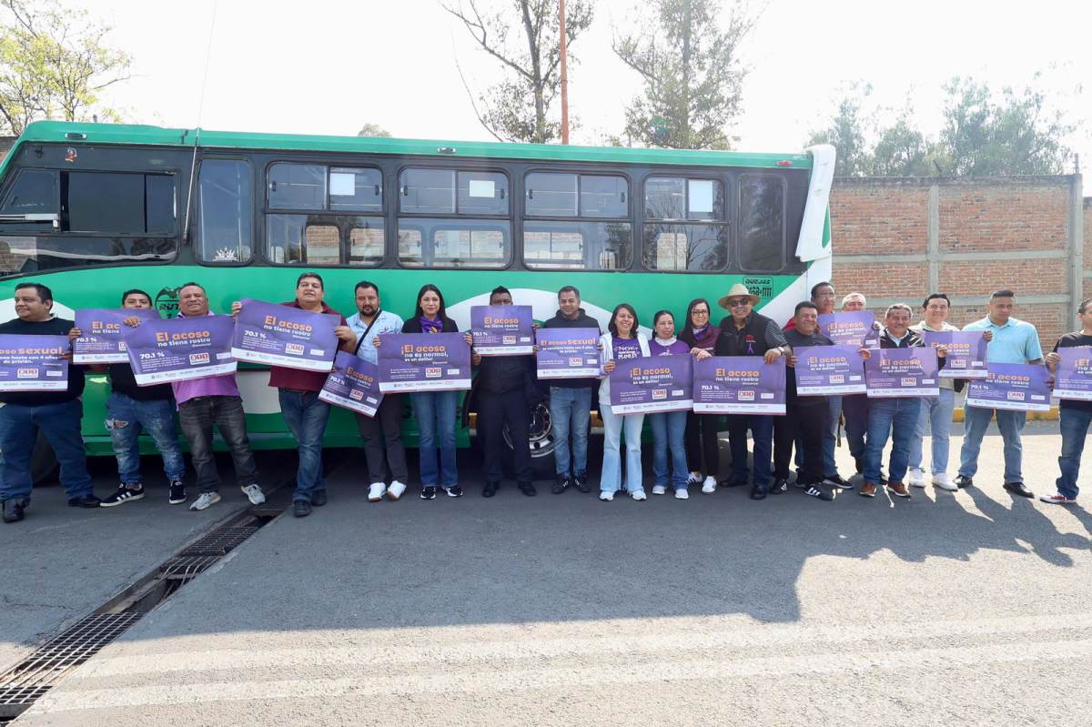 ​ TLALNEPANTLA SE SUMA A LA CAMPAÑA ESTATAL EN EL TRANSPORTE PÚBLICO, "NOS MOVEMOS SEGURAS" 