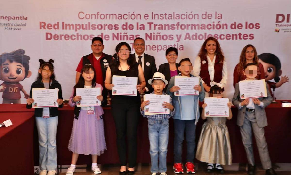  INSTALAN “RED IMPULSORES DE LA TRANSFORMACIÓN DE LOS DERECHOS DE NIÑAS, NIÑOS Y ADOLESCENTES” EN TLALNEPANTLA