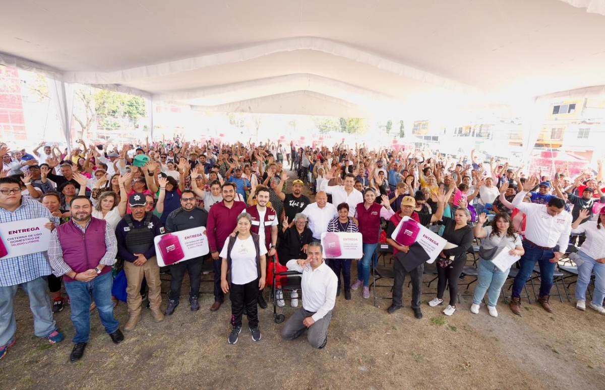 ENCABEZA RACIEL PÉREZ CRUZ ARRANQUE DE PROGRAMA ESTRATÉGICO PARA COMBATIR EL DESABASTO DE AGUA EN TLALNEPANTLA