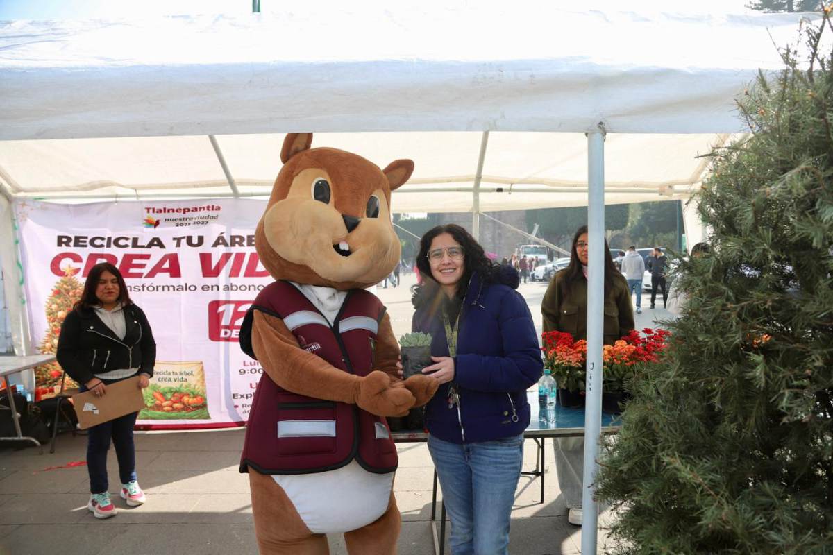 INICIA TLALNEPANTLA CAMPAÑA DE ACOPIO Y RECICLAJE DE ÁRBOLES DE NAVIDAD 