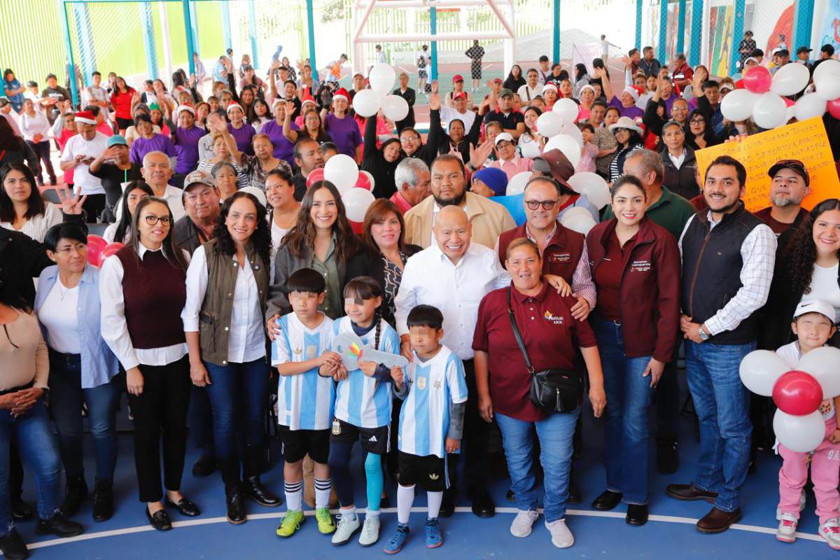 VECINAS Y VECINOS DE LA COLONIA LÁZARO CARDENAS 3ª SECCIÓN DISFRUTAN DE LA REHABILITACIÓN INTEGRAL DEL PARQUE AMAZITLALI