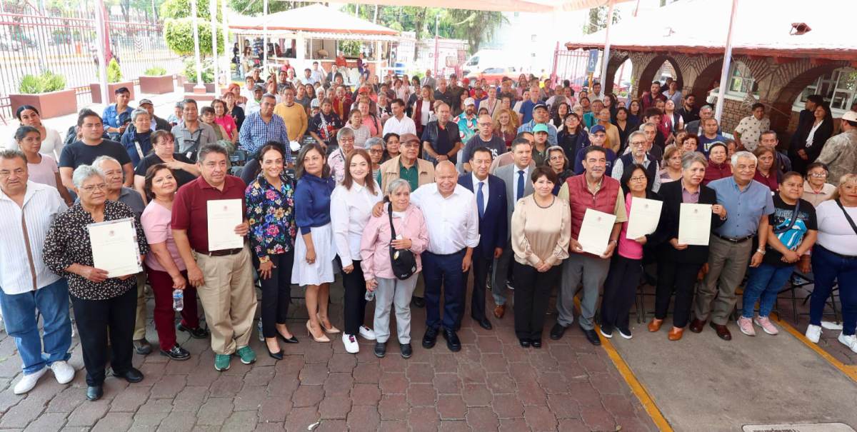 ENTREGA EL GOBIERNO DE TLALNEPANTLA LOS PRIMEROS CIEN TESTAMENTOS DEL PROGRAMA INSTITUCIONAL