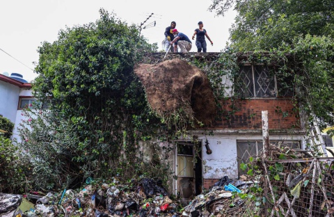ATIENDE GOBIERNO DE TLALNEPANTLA DENUNCIAS CIUDADANAS CON LIMPIEZA Y SANEAMIENTO INTEGRAL DE INMUEBLES