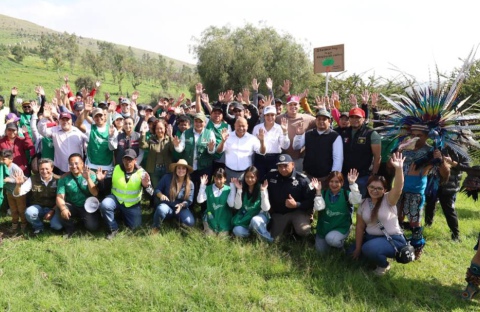RACIEL PÉREZ CRUZ ENCABEZA EL ARRANQUE DE LA JORNADA POR EL MEDIO AMBIENTE PARA PLANTAR MÁS DE 50 MIL ÁRBOLES Y CREAR JARDINES POLINIZADORES