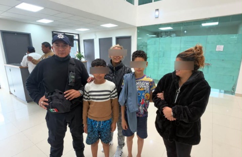 LOCALIZA CÉLULA DE BÚSQUEDA DE TLALNEPANTLA A DOS MENORES Y LOS REINTEGRA A SU NÚCLEO FAMILIAR